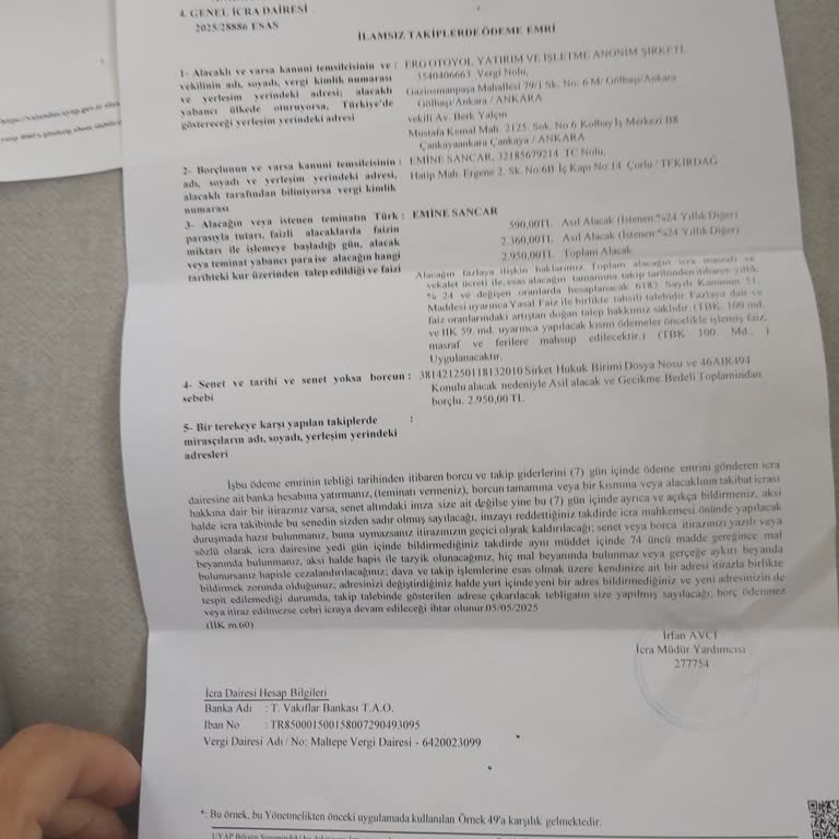HGS Bakiyesi Yüklendiği Halde İcra Gönderildi