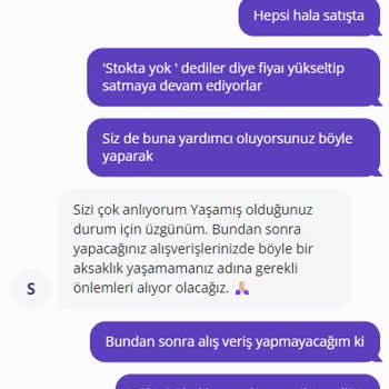 Stokta Var Gözüken Ürünlerin Siparişinin Keyfi İptali Ve Güven Sorunu
