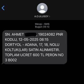 Otobüsün Geç Kalkması Nedeniyle Havalimanına Yetişememe Sorunu