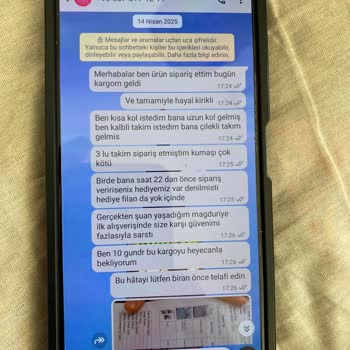 Yanlış Ve Eksik Ürün Gönderimi, Kötü Kalite Ve İade Sorunu