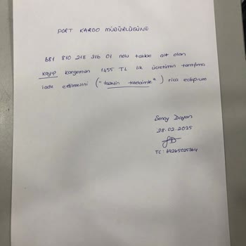 Sürat Kargo Kaybolan Kargomun Ücretini İade Etmiyor, Mağduriyetim Giderilmiyor