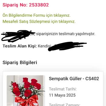 Ciceksepeti.vip Teslim Edilmeyen Çiçek, Ulaşılamayan Müşteri Hizmeti