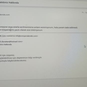 Converse Online İade Ücreti Zamanında Ödenmedi