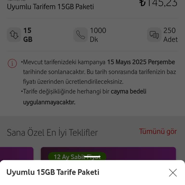 Tarifeme Yüzde Yüzden Fazla Zam Yapıldı, Vodafone'u Terk Ediyorum
