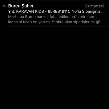 Siparişim Kayıp İletişim Yok Çaresiz Kaldım