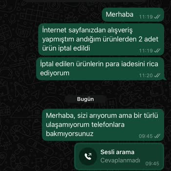 Siparişim Kayıp İletişim Yok Çaresiz Kaldım