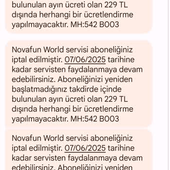Onayım Olmadan Başlatılan Novafun World Aboneliği Ve Fatura Mağduriyeti