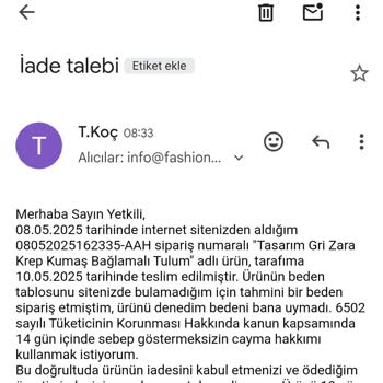 İade Hakkım Engellendi, İletişim Yolları Yanıtsız Kaldı