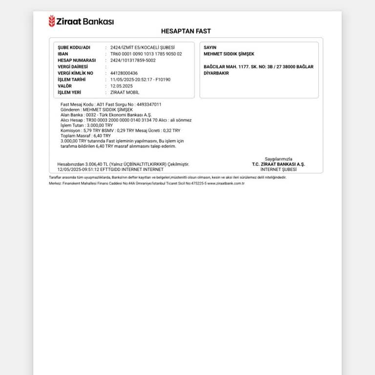 Yanlış İşlem Sonucu Kaybolan Para İadesi Talebi