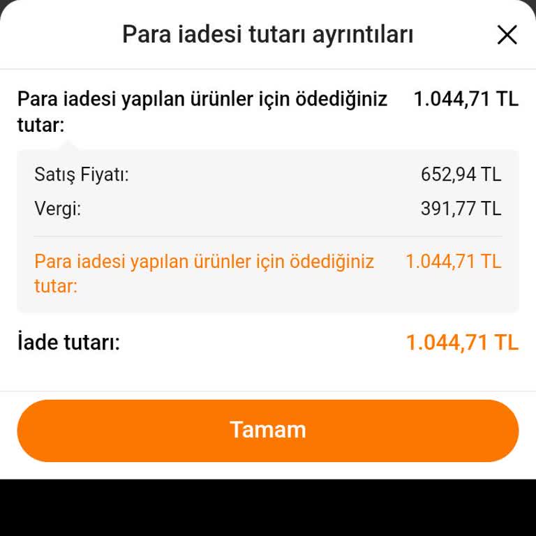 Temu.com'dan İptal Edilen Siparişin İadesi Sipay Üzerinden Hala Hesabıma Yatmadı