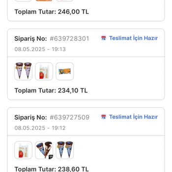 Sanal Marketten Alınan Dondurma Keyfi Olarak Teslim Edilmedi, Üyelik Askıya Almakla Tehdit Edildim