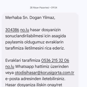 Buzdolabı Hasar Dosyamda Yanlış Tarih Nedeniyle Mağduriyet Yaşıyorum