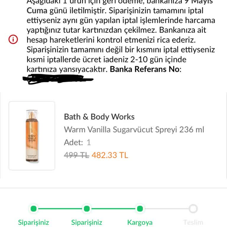 Siparişimdeki Ürün Bilgim Dışında İptal Edildi Müşteri Hizmetleri Yardımcı Olamıyor