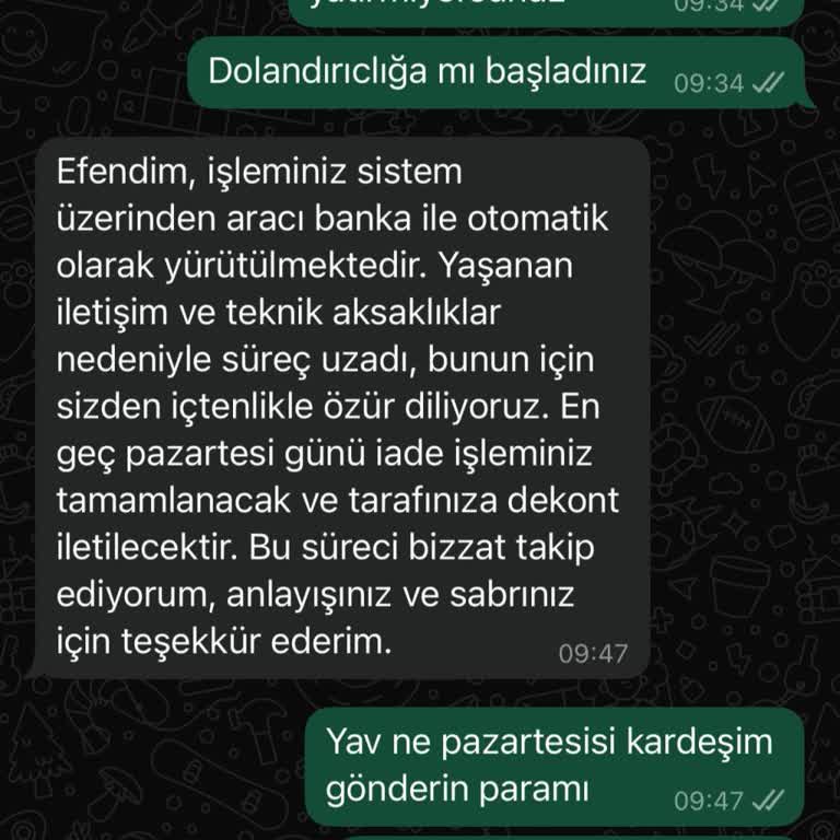 Satın Aldığım Televizyonun Teslim Edilmemesi Ve Para İadesi Sorunu