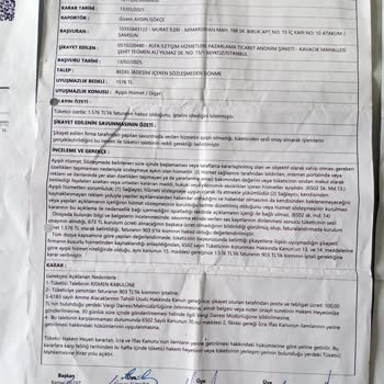 Kullanmadığım İnternetin Bedelini Ödettiler, Paramı Geri Alamıyorum!
