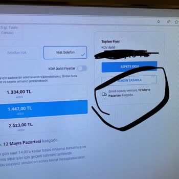 Express Baskı Hizmeti Gecikti, Siparişim Üretimde Gözüküyor