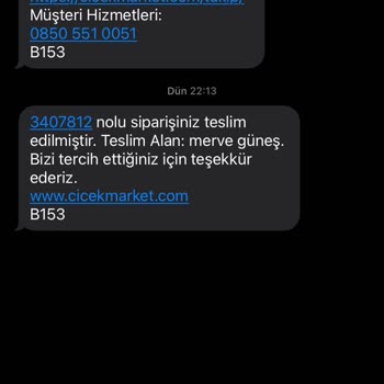 Sipariş Edilen Çiçeğin Teslim Edilmemesi Ve Eksik Ürün Nedeniyle Ücret İadesi Talebi