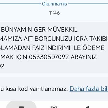 CLK Hukuk Adı Altında Gelen Tehdit Mesajları Ve Kişisel Bilgi Güvenliği Endişesi