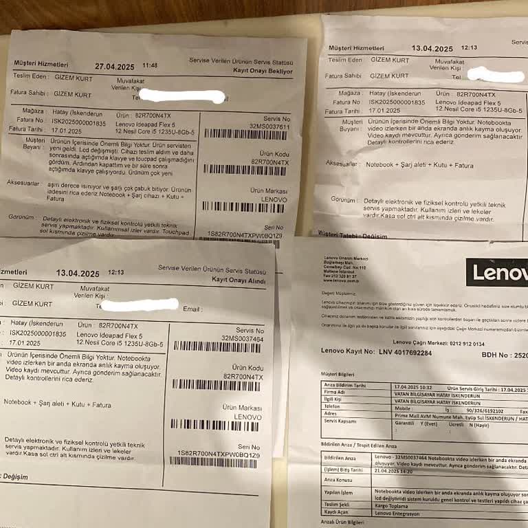 Vatan Bilgisayardan Alınan Ürünler Üç Ayda Beni Mağdur Etti