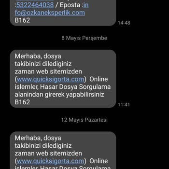 Quick Sigorta Dosya İşlemlerinde Sürekli Gecikme Ve İletişim Sorunu