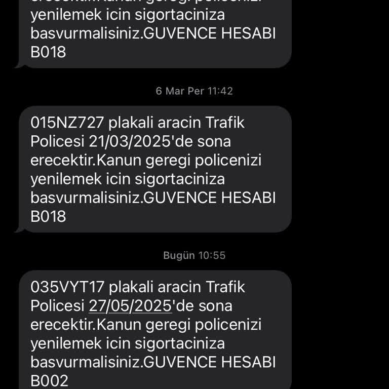 Bilgim Dışında Gönderilen SMS Ve Sorumluluk Reddi