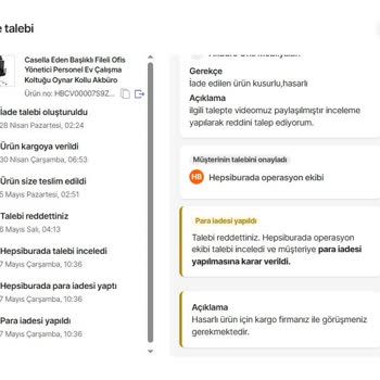 İade Edilen Ürünün Hasarlı Teslimi Ve Destek Hattı Sorunları
