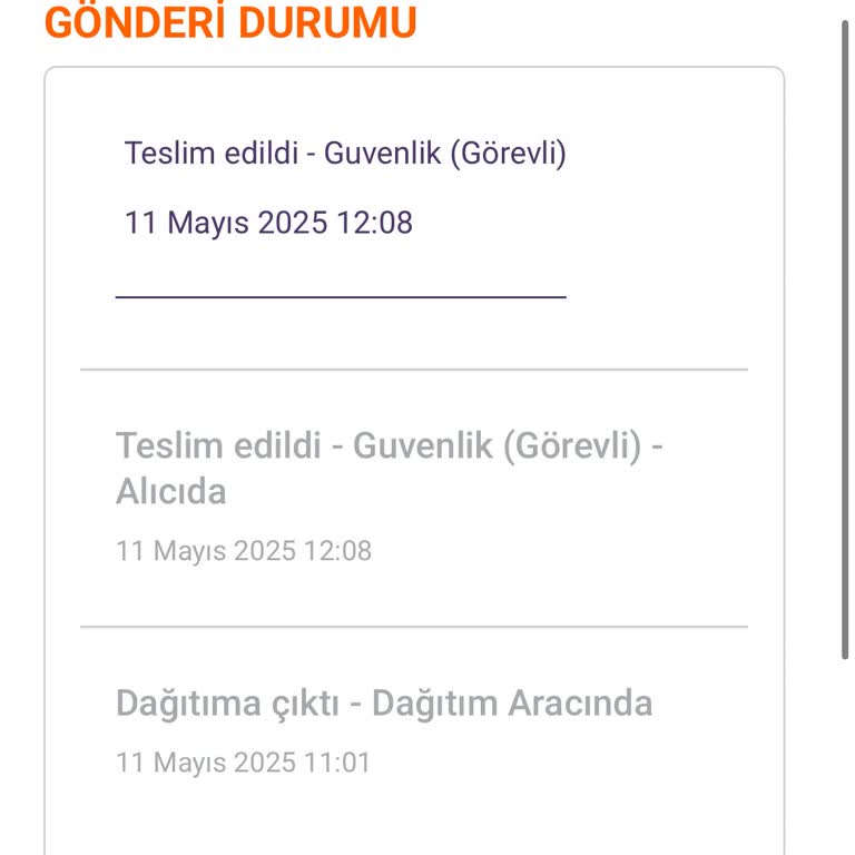 Kargom Güvenliğe Teslim Edildi Deniyor Ama Paketim Ortada Yok