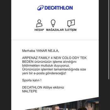 Çadırımın Sorunu İçin Decathlon'dan Dönüş Alamıyorum, Mağduriyetim Sürüyor