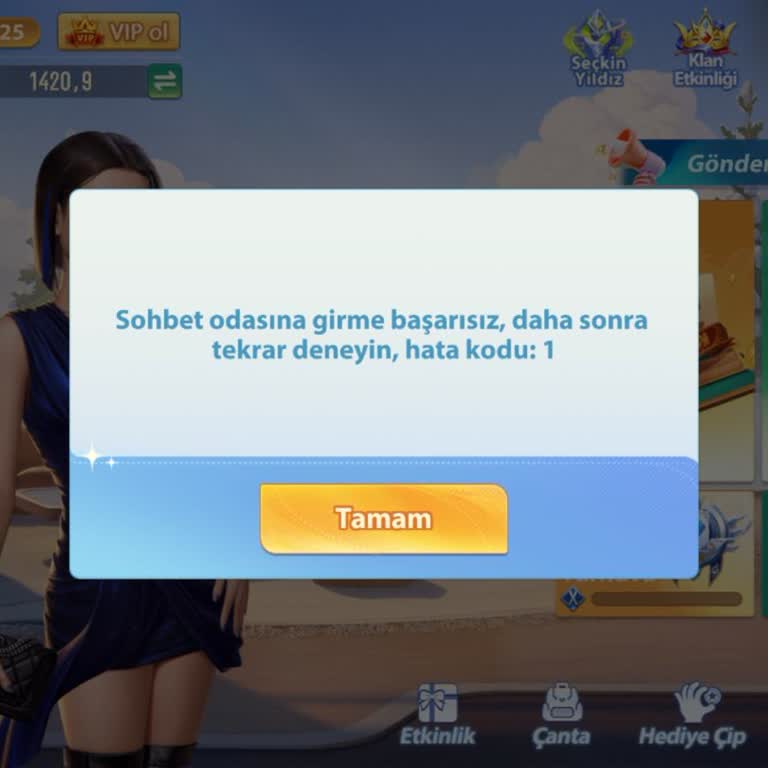 Okey VIP Plus Müzik Odasına Haksız Erişim Engeli