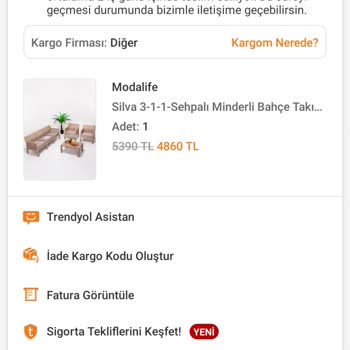Bir Aydır Teslim Edilmeyen Bahçe Mobilyası Mağduriyeti
