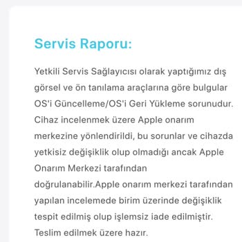 Garanti Kapsamındaki iPhone Onarımında Belirsizlik ve İlgisizlik Yaşadım