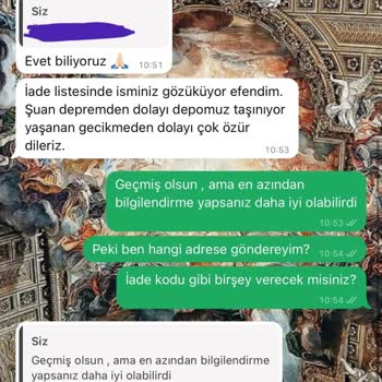 Siparişim Eksik Geldi, İade Talebime Yanıt Alamıyorum Ve Müşteri Hizmeti Yetersiz