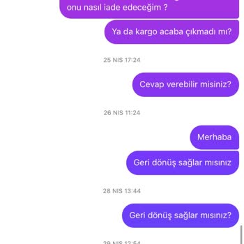 Siparişim Eksik Geldi, İade Talebime Yanıt Alamıyorum Ve Müşteri Hizmeti Yetersiz