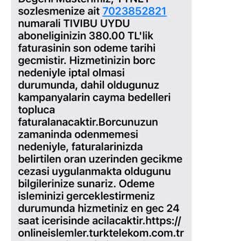 Tivibu İptali İçin Mağaza Ve Müşteri Hizmetlerinden Sonuç Alamadım, Kullanmadığım Hizmete Fatura Kesildi