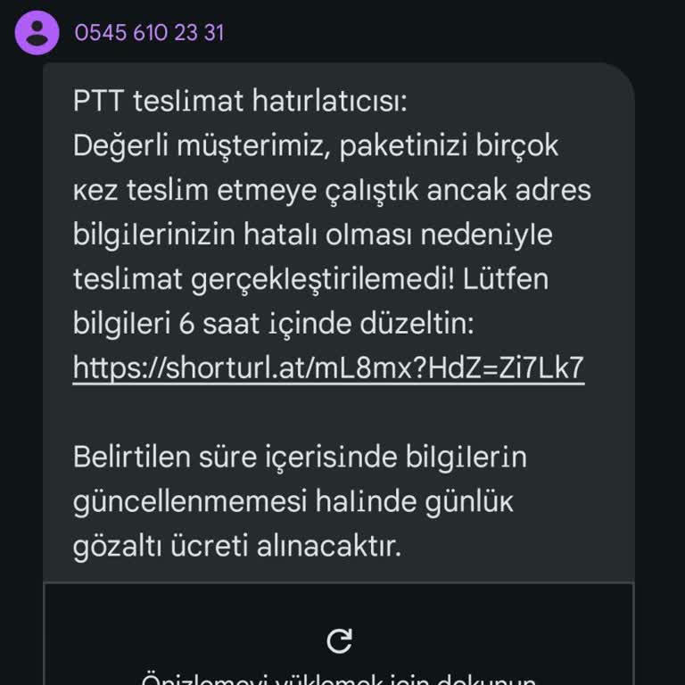 PTT Adıyla Gönderilen Sahte Mesajlar Ve Grup Eklemeleri