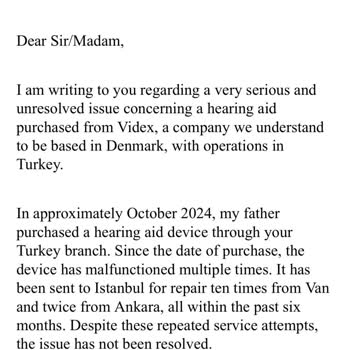 Widex İşitme Cihazı Arızası Çözülmüyor Babam Duyamıyor