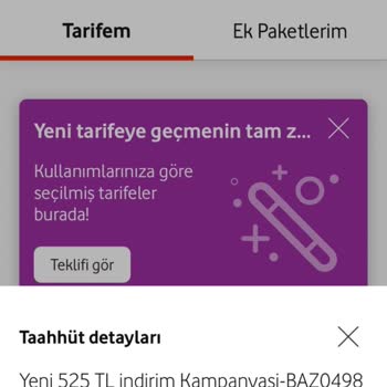 Vodafone Tarifelerinde Müşteriler Arası Fiyat Tutarsızlığı