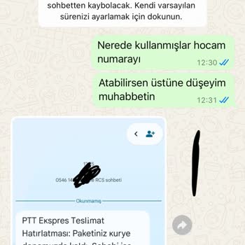 Numaram Üzerinden İzinsiz Mesaj Gönderimi Ve Yetersiz Destek