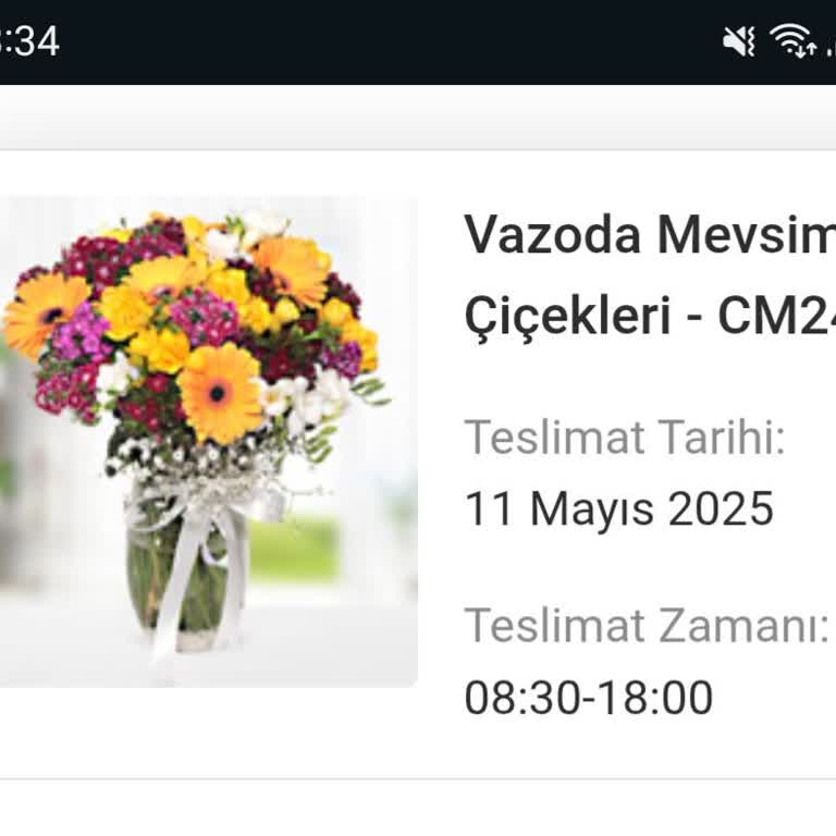 Sipariş Edilen Çiçek İle Gelen Çiçek Farklı Ve Eksik Teslimat