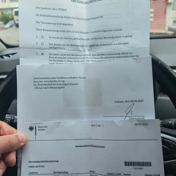 Almanya Vize Başvurum Haksız Yere Reddedildi, Tekrar Değerlendirilmesini Talep Ediyorum