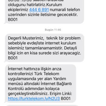 Evde Olduğum Halde İnternet Kurulumu Yapılmadı İznim Boşa Gitti