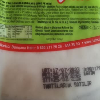 Migros'tan Alınan Peynirin Son Kullanma Tarihiyle Oynanıyor Ve Ürün Bozuk Çıkıyor