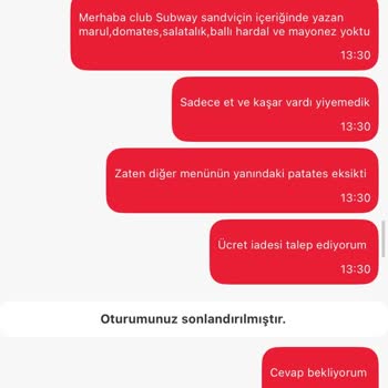 Siparişim Eksik Geldi, Canlı Destekten Yanıt Alamadım