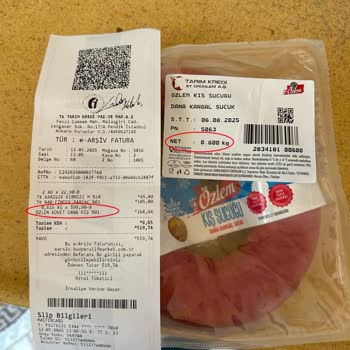 Kapalı Paket Sucukta Haksız Gramaj Fiyatlandırması Şikayeti