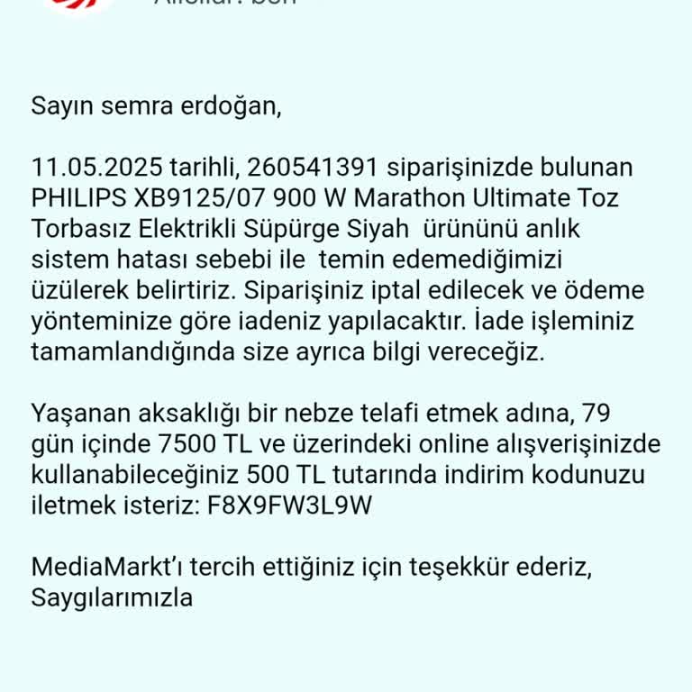 Kampanyalı Fiyattan Aldığım Ürünün Siparişi İptal Edildi, Ürün Daha Yüksek Fiyatla Satışta