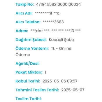 Zara Online Siparişim 6 Gündür Teslim Edilmedi, Kargoist'e Ulaşamıyorum