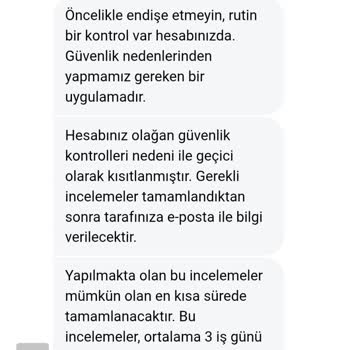 Çekim Talebim Onaylanmadı, Hesabım Kısıtlandı
