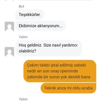 Çekim Talebim Onaylanmadı, Hesabım Kısıtlandı