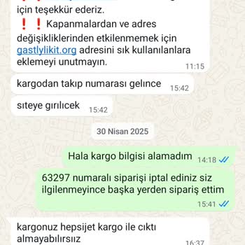 Geç Kargo, Yanlış Ürün Ve Çözümde Sorun Yaşadım