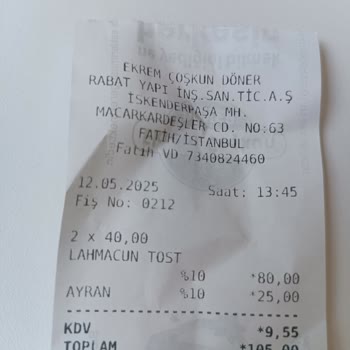 Eksik Malzemeli Tost Ve Yetersiz Müşteri Hizmeti